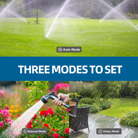 Tiffcofio Sprinkler Timer Outdoor hose-mount design supports flexible watering schedules