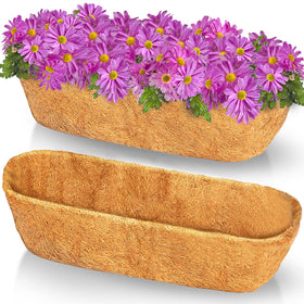 TigeJoy 30-inch coconut liner close-up shows durable planter support.