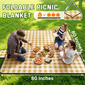 TigeJoy beach blanket with sandproof surface for easy cleanup