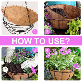 TigeJoy durable 2pc liner maintains shape and fit in 12-inch baskets.
