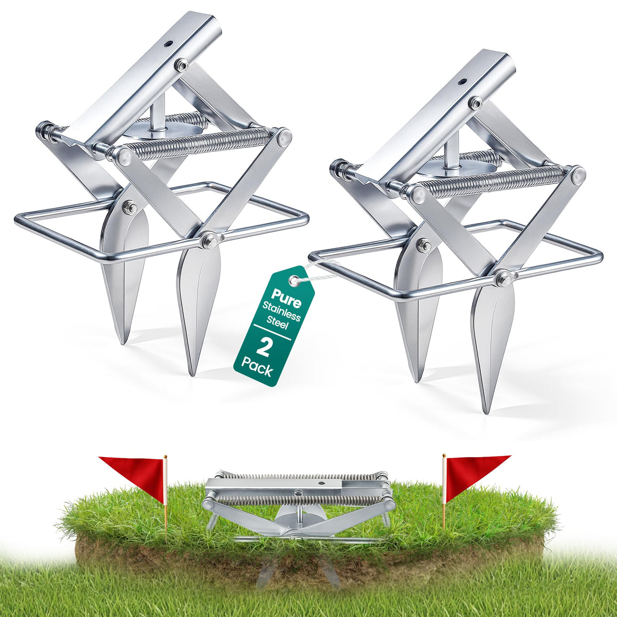 TIGERSWAG complete trap pack with flags for yard coverage.