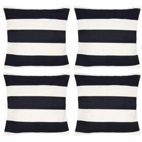 Tiggell striped waterproof pillow cover on outdoor cushion, rain-ready protection.