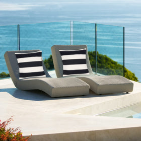 Tiggell four-pack striped pillow covers, perfect value for outdoor decor.