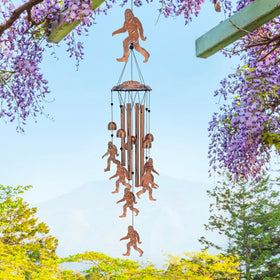 TIGGSY Bigfoot wind chime with six bells adds melodic charm