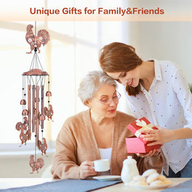 TIGGSY decorative chicken wind chime makes a charming gift idea.