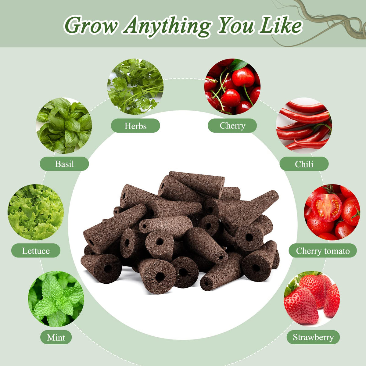 Tigvio hydroponic domes 12-pack help maintain humidity.