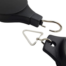 TIHOOD carabiner clips paired with nylon rope for durable, quick-release setup