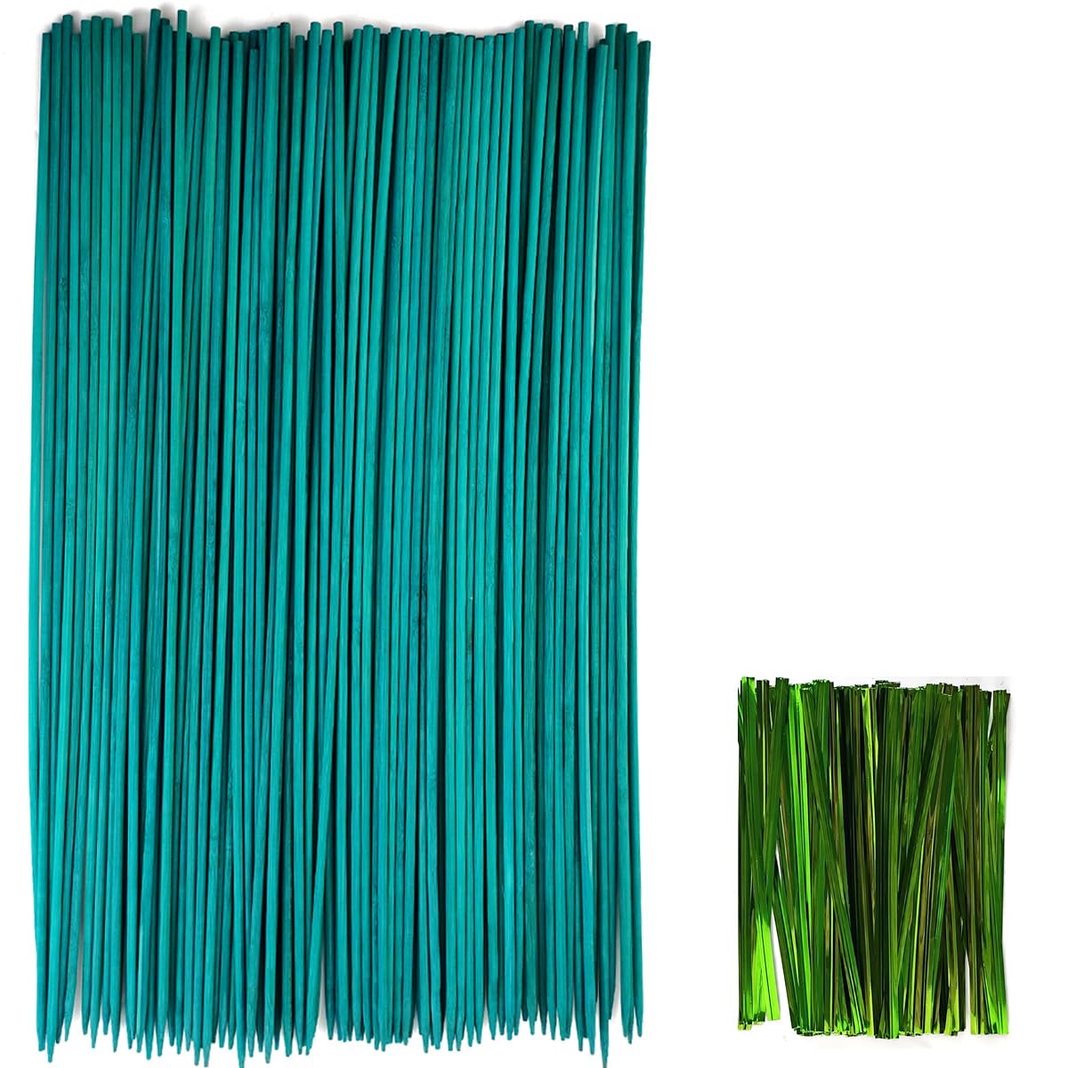 TIHOOD 100-pack garden stakes for tomato and flower support and DIY