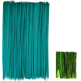 TIHOOD 100-pack garden stakes for tomato and flower support and DIY