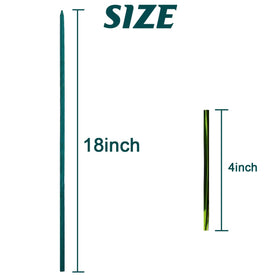 TIHOOD green garden ties 4-inch metal ties for secure branches