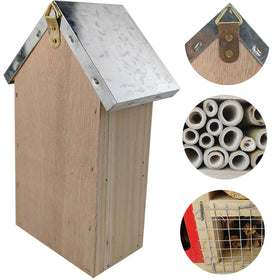 TIHOOD mason bee nesting tubes providing safe nesting spaces outdoors.