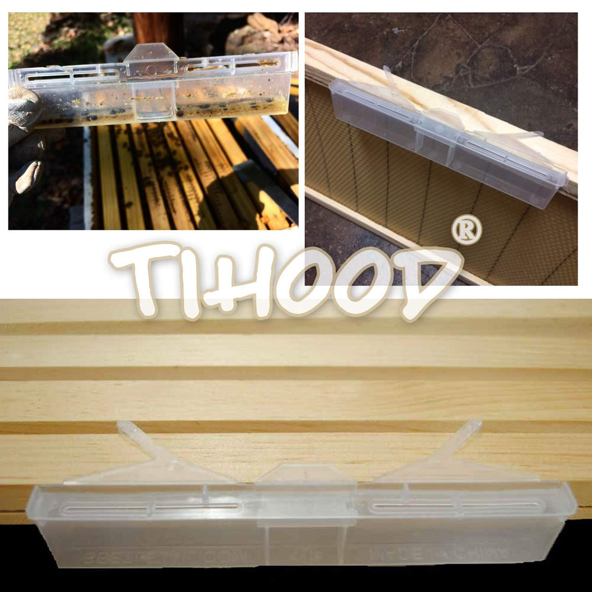 TIHOOD multi-purpose beekeeping tool close-up showing versatility