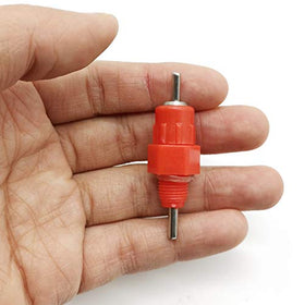 TIHOOD nipple drinker installation showing PVC connections for easy setup.
