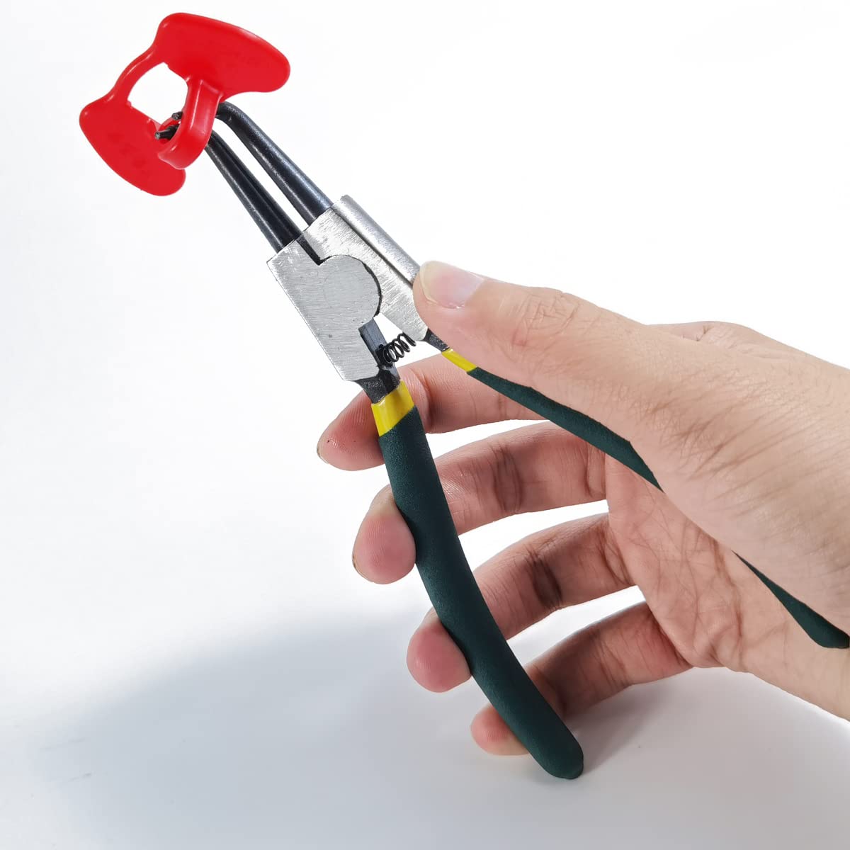 TIHOOD pinless peepers packaging contents with 100 pieces and one plier