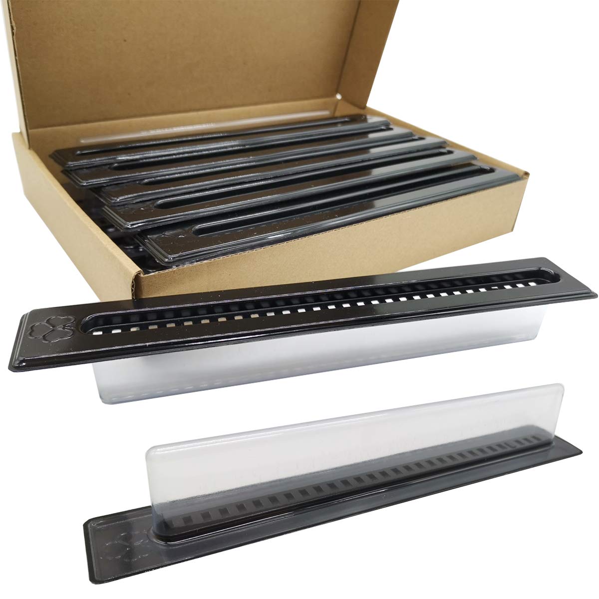TIHOOD plastic trap components in black offer durable, lightweight beekeeping accessories
