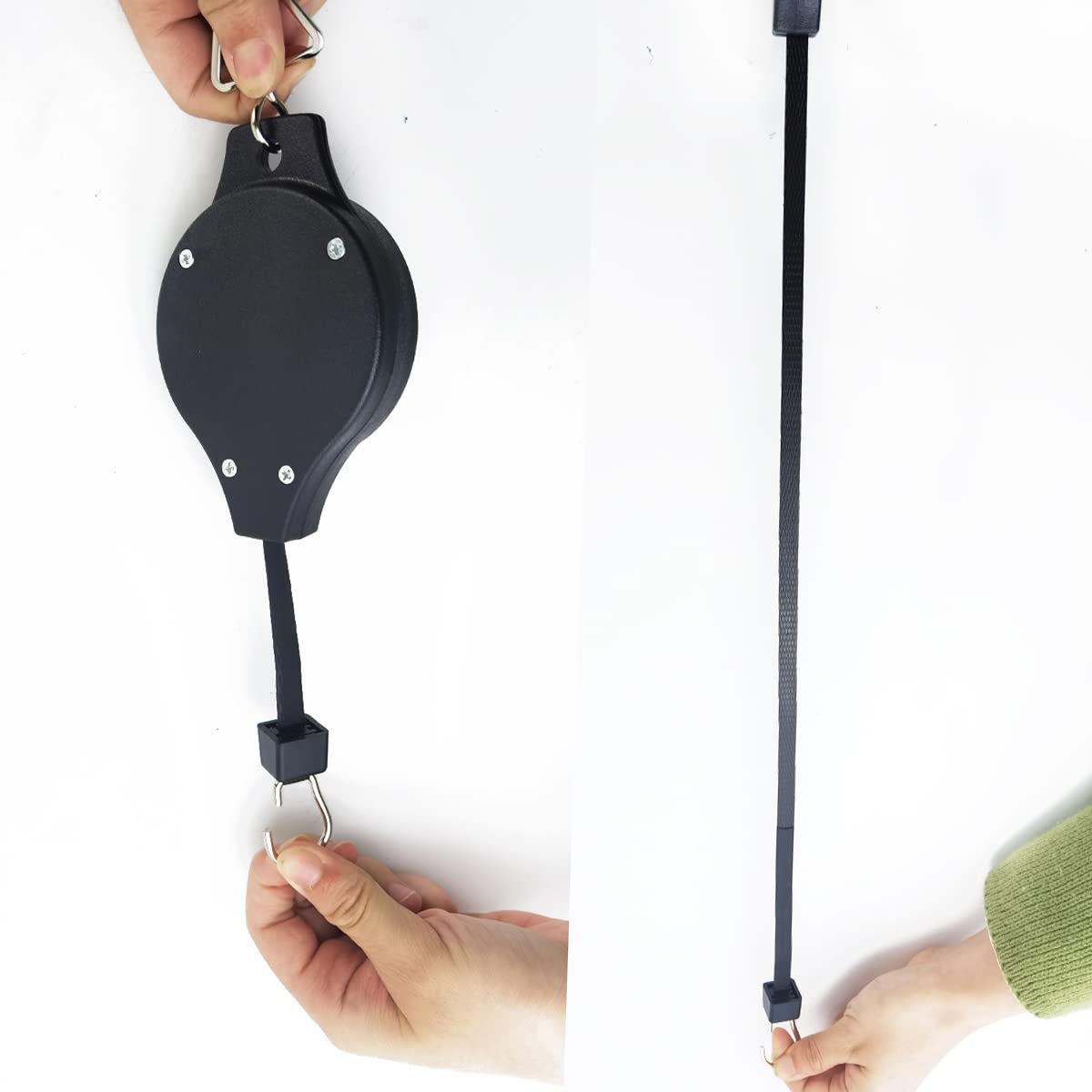 TIHOOD strong nylon rope supports up to 33 lb for stable plant hanging
