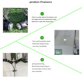 Tiimmgaal double-zipper door enables easy entry