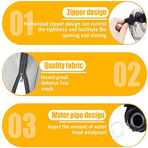 Tiimmgaal dual-side zipper allows quick entry and exit from the netting.