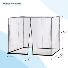 Tiimmgaal high-density mesh 75D blocks insects while maintaining airflow.
