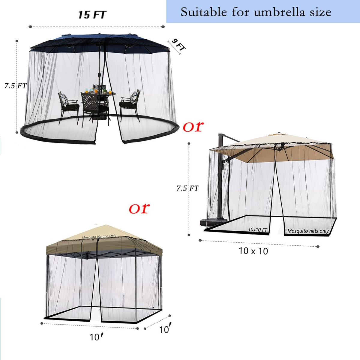 Tiimmgaal netting for 10x10 gazebo keeps bugs out while enjoying outdoors