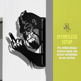 Tiinasol farmhouse garden sign offers quick, tool-free mounting on fences or walls.