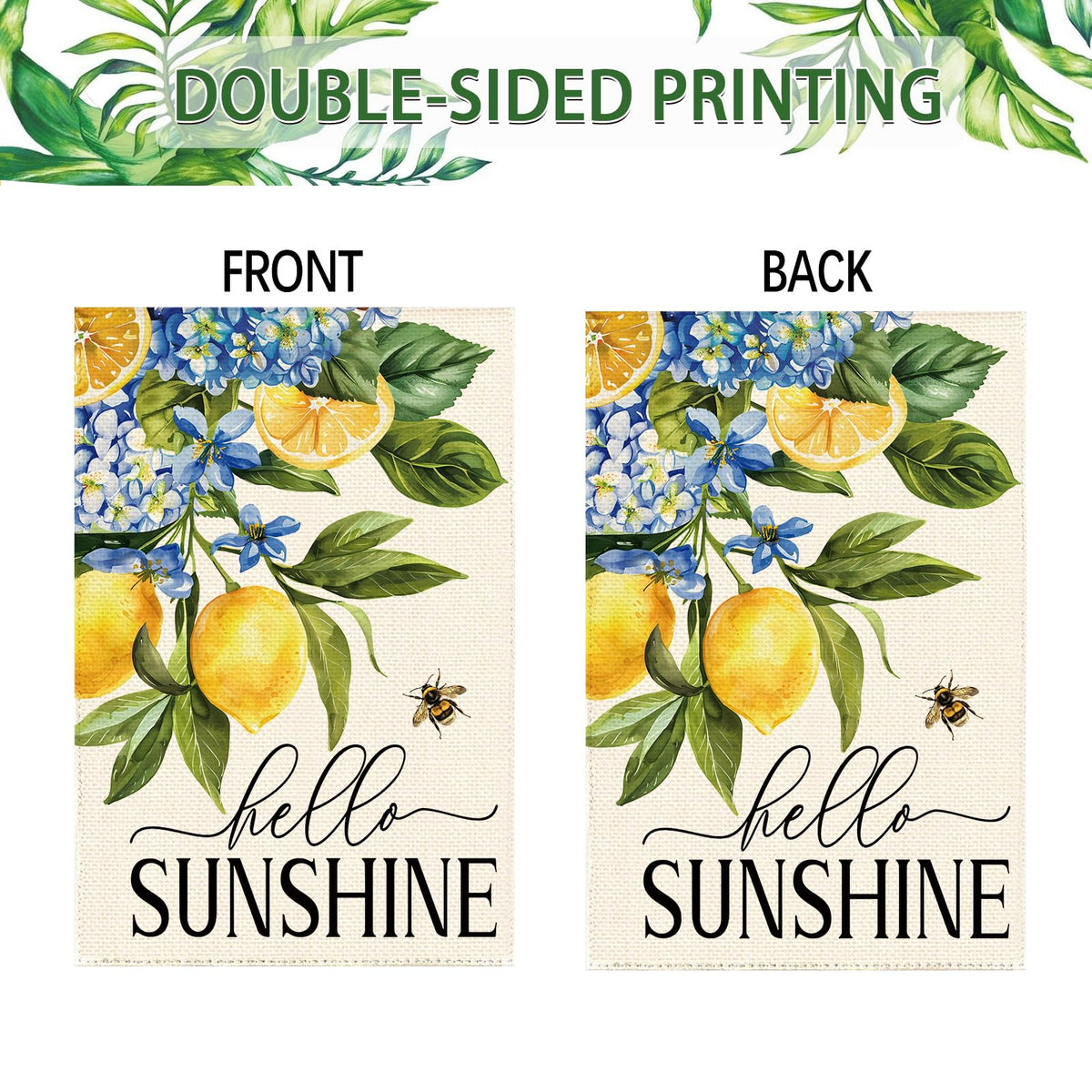 Tikeciti Farmhouse outdoor garden flag adding seasonal charm to porch or gate