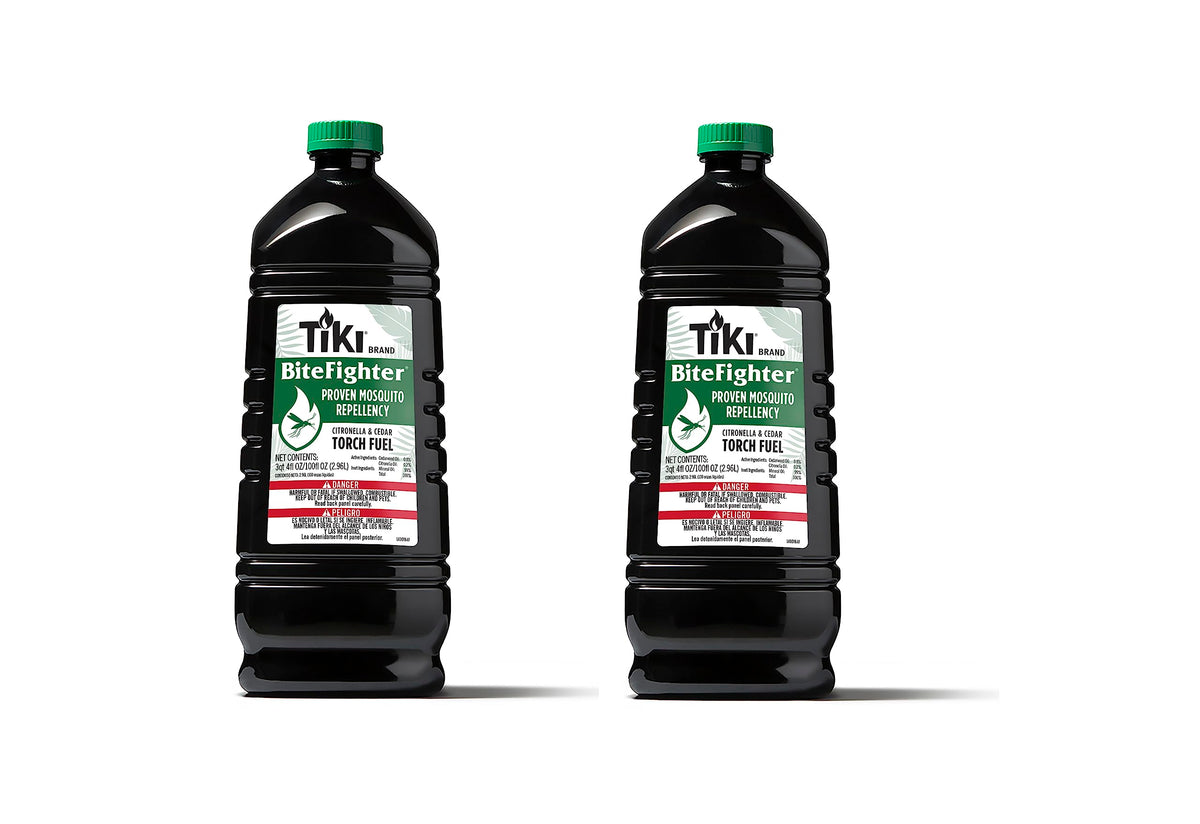 TIKI BiteFighter bottle pour for mess-free refills.