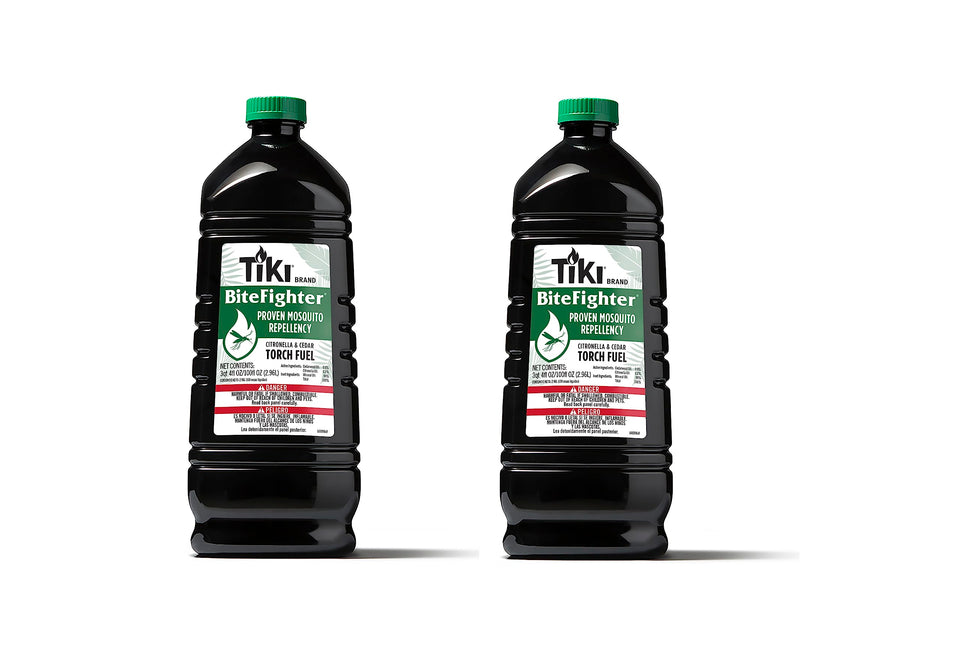 TIKI BiteFighter bottle pour for mess-free refills.