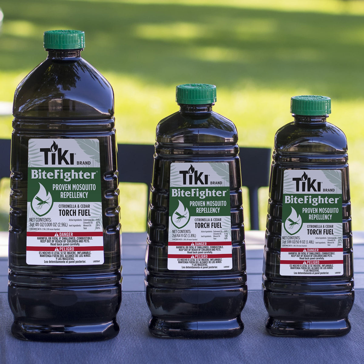 Easy Pour bottle silhouette showing measurement marks for accurate refills.
