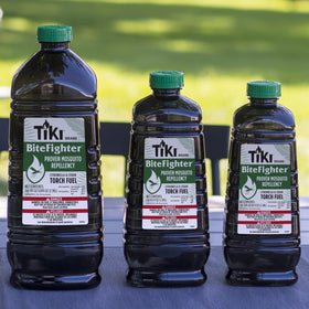 Easy Pour bottle silhouette showing measurement marks for accurate refills.