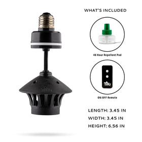 TIKI BiteFighter remote-control-activation makes outdoor control effortless