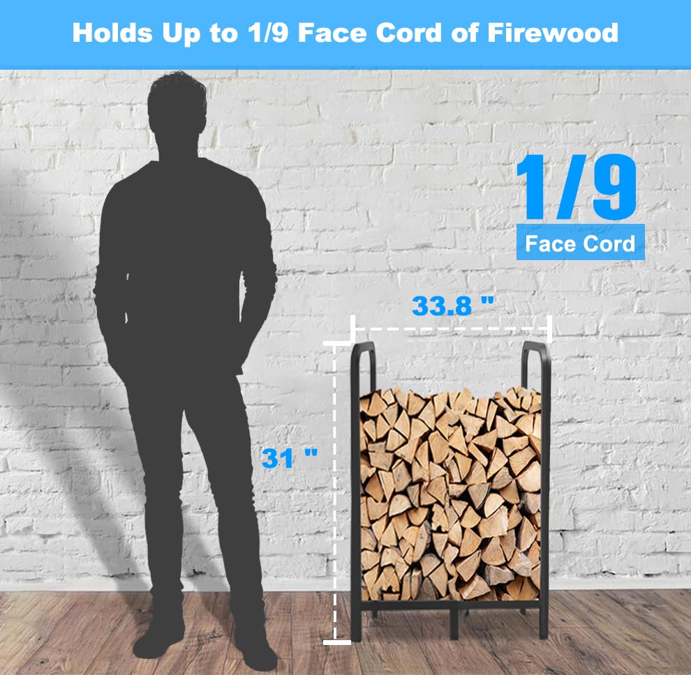Tikimilor firewood rack sturdy-base photo underlines stable support.