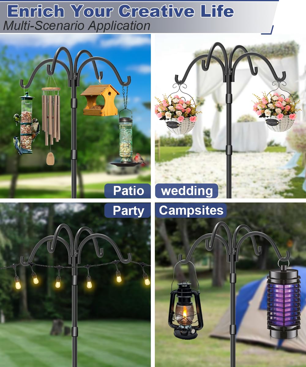 Tikimilor solar light hanger provides convenient evening illumination