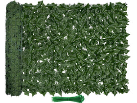 Tikroom artificial ivy fence 120x40 cover enhances privacy and curb appeal.
