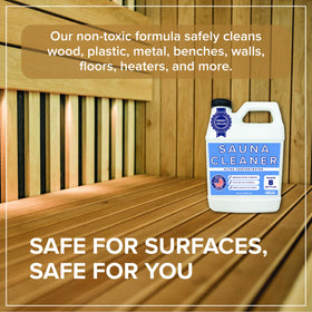 Tillbrook Sauna Cleaner concentrate-mix enables easy dilution with water for cost-effective cleaning