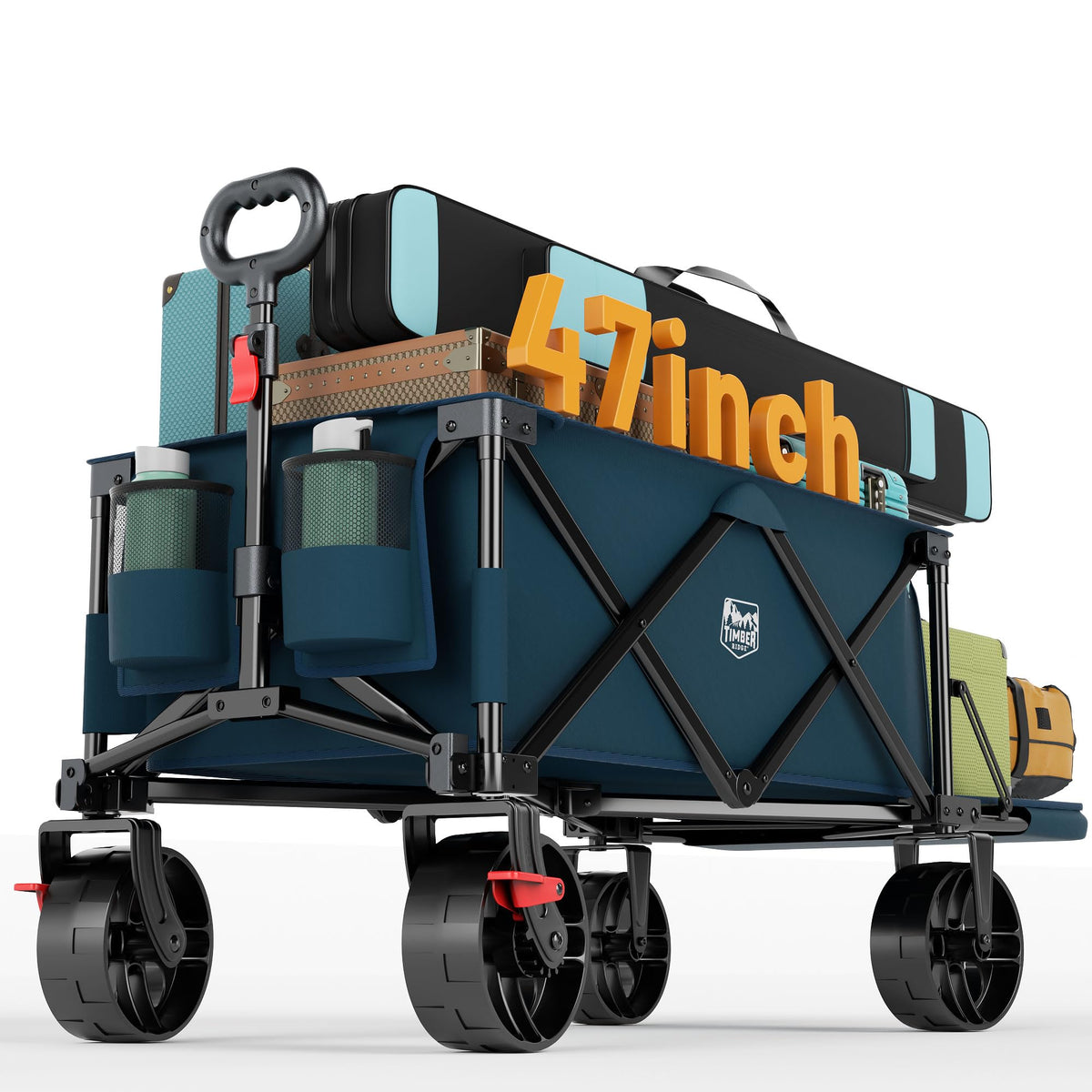 Timber Ridge 47-in wagon tailgate brakes for easy beach loading