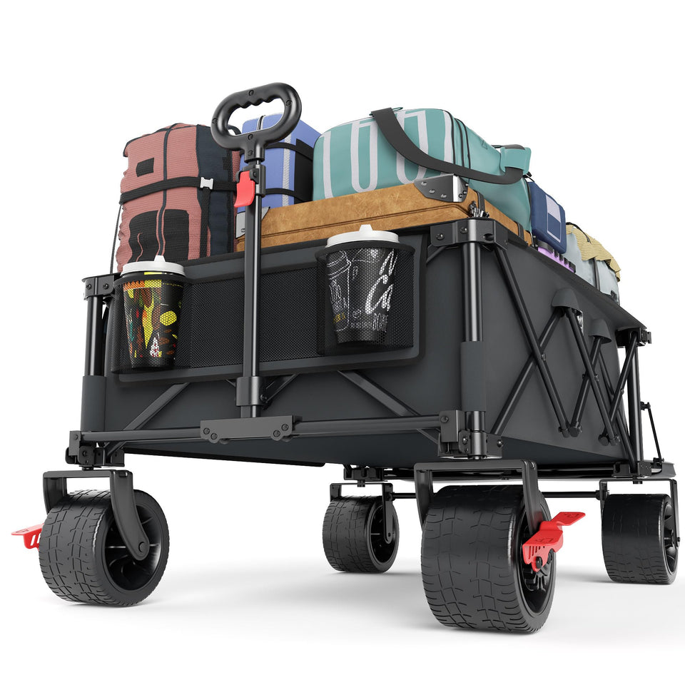 Timber Ridge 600L Beast Wagon front view with wide cargo space for camping gear.
