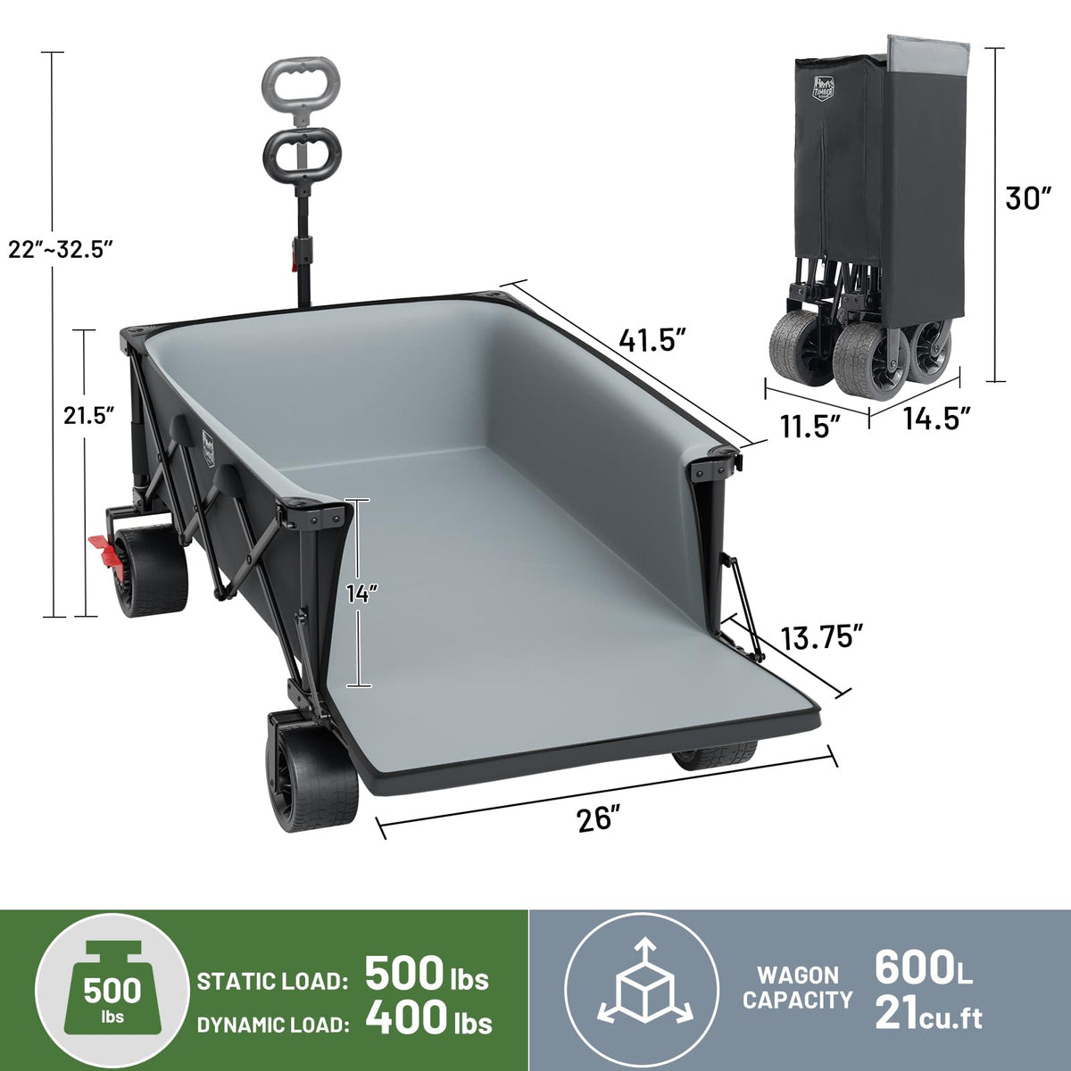 Timber Ridge 600L Beast Wagon camping setup with tents.