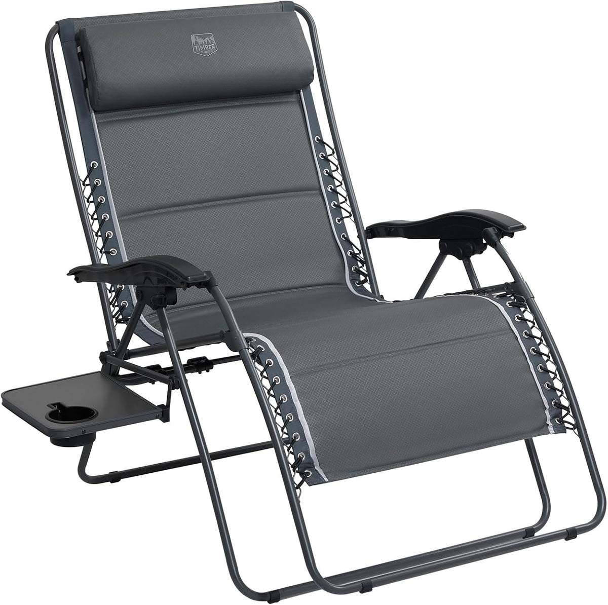 Timber Ridge oversized-zero-gravity-chair with wide frame for extended lounging.