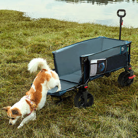 Timber Ridge pet-friendly wagon entry for dogs during trips