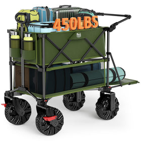 TIMBER RIDGE wagon with 54-inch extendable deck for larger loads.