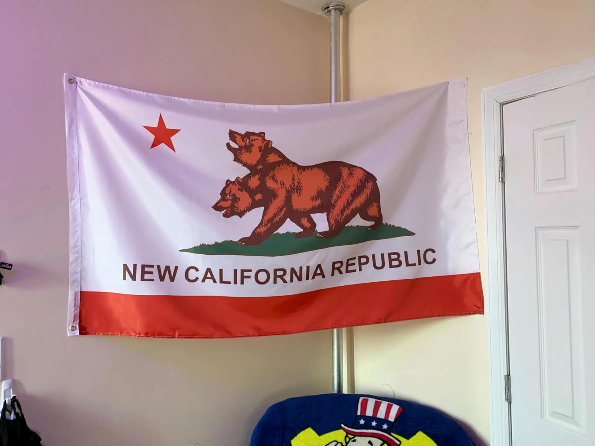 Time Roaming flag on pole usage suitable for classrooms or events.
