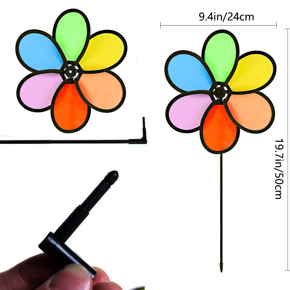 timecity wind spinner assembly and packaging shows quick setup for backyard decoration.