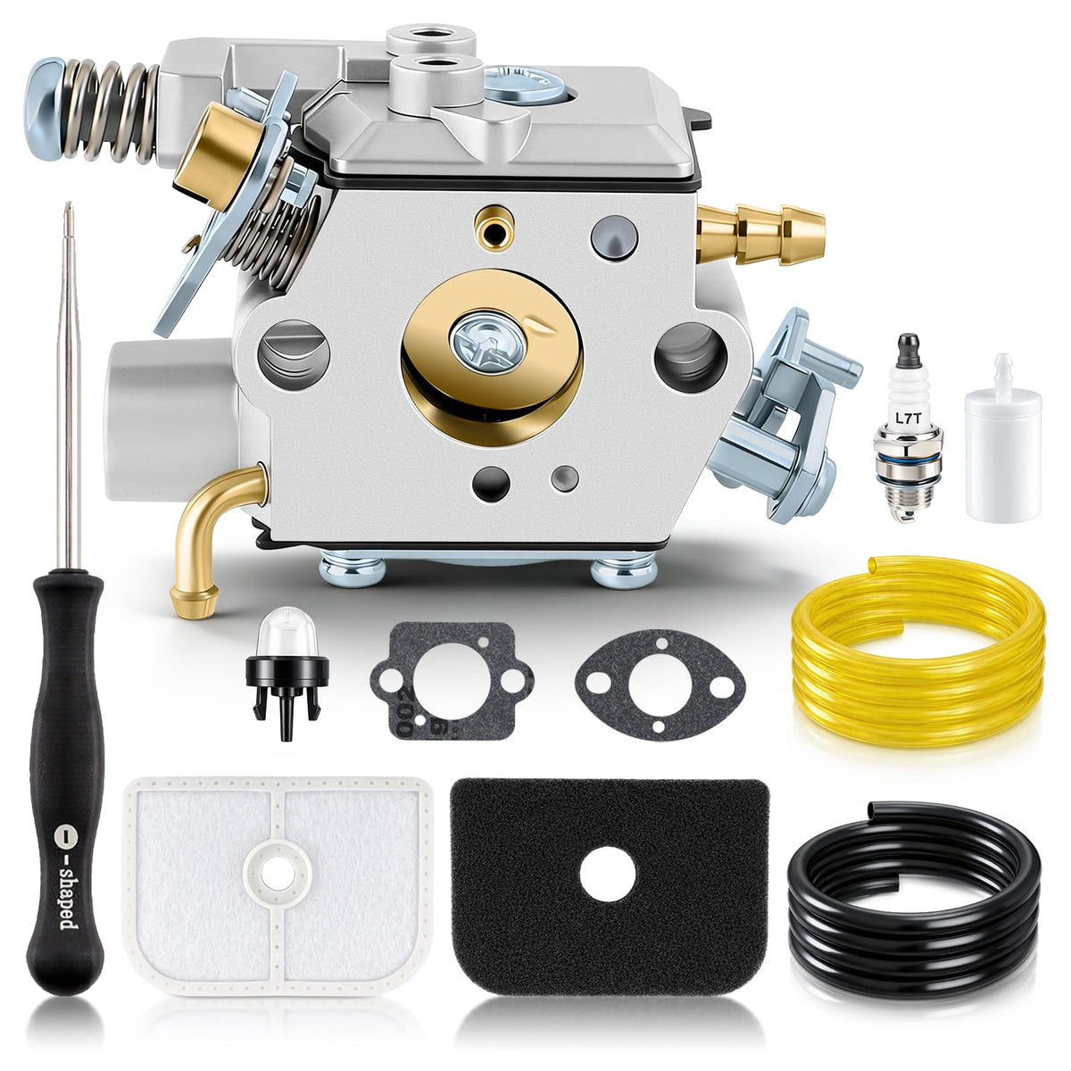 TIMEPAL carburetor for Husqvarna 525 brushcutter improves starting and idle stability.