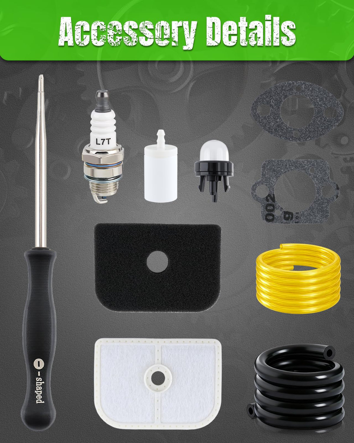TIMEPAL carburetor kit for Husqvarna 525HF3S hedge trimmer enables reliable operation.