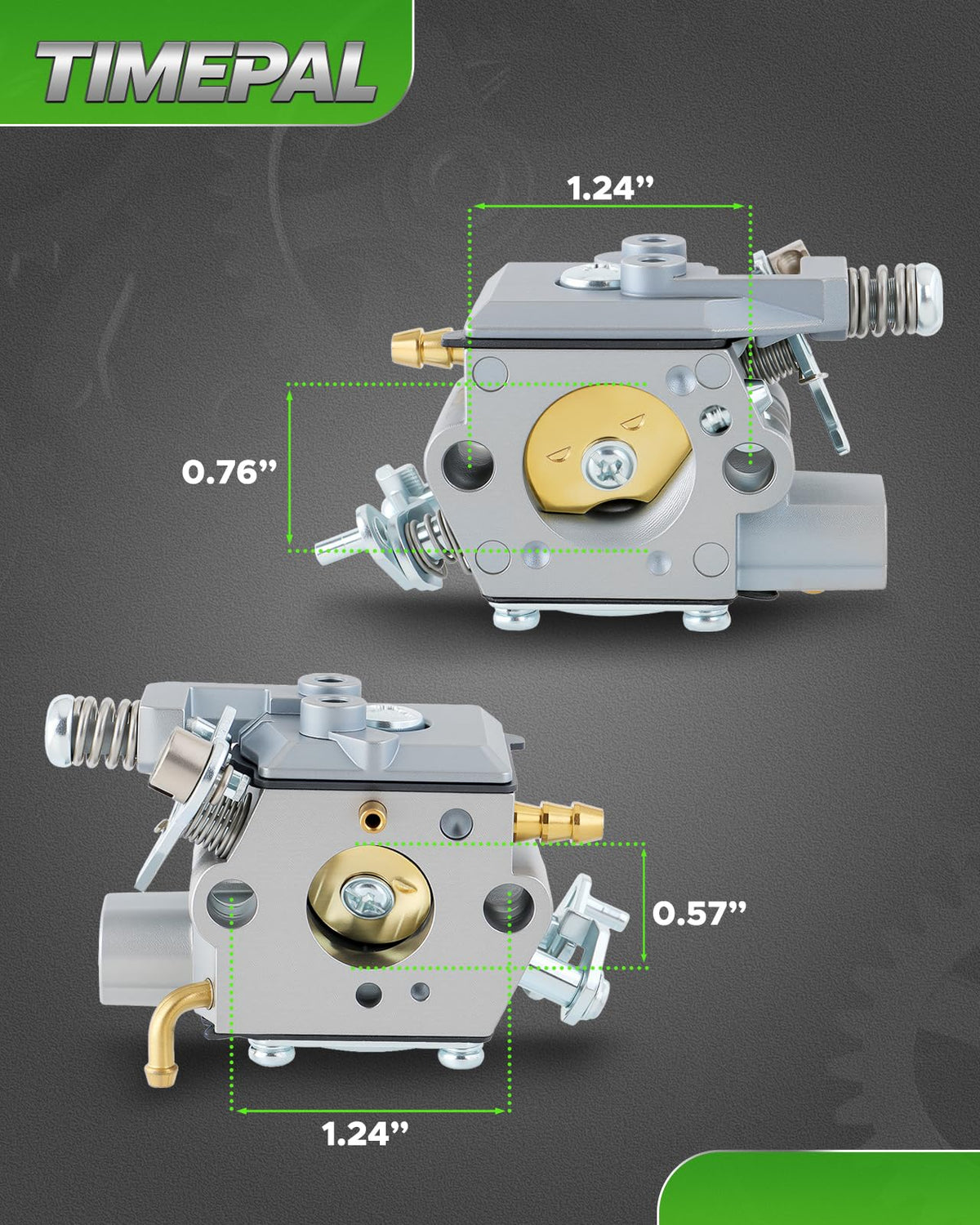 TIMEPAL carburetor kit for Husqvarna 525Trimmer delivers crisp throttle response.