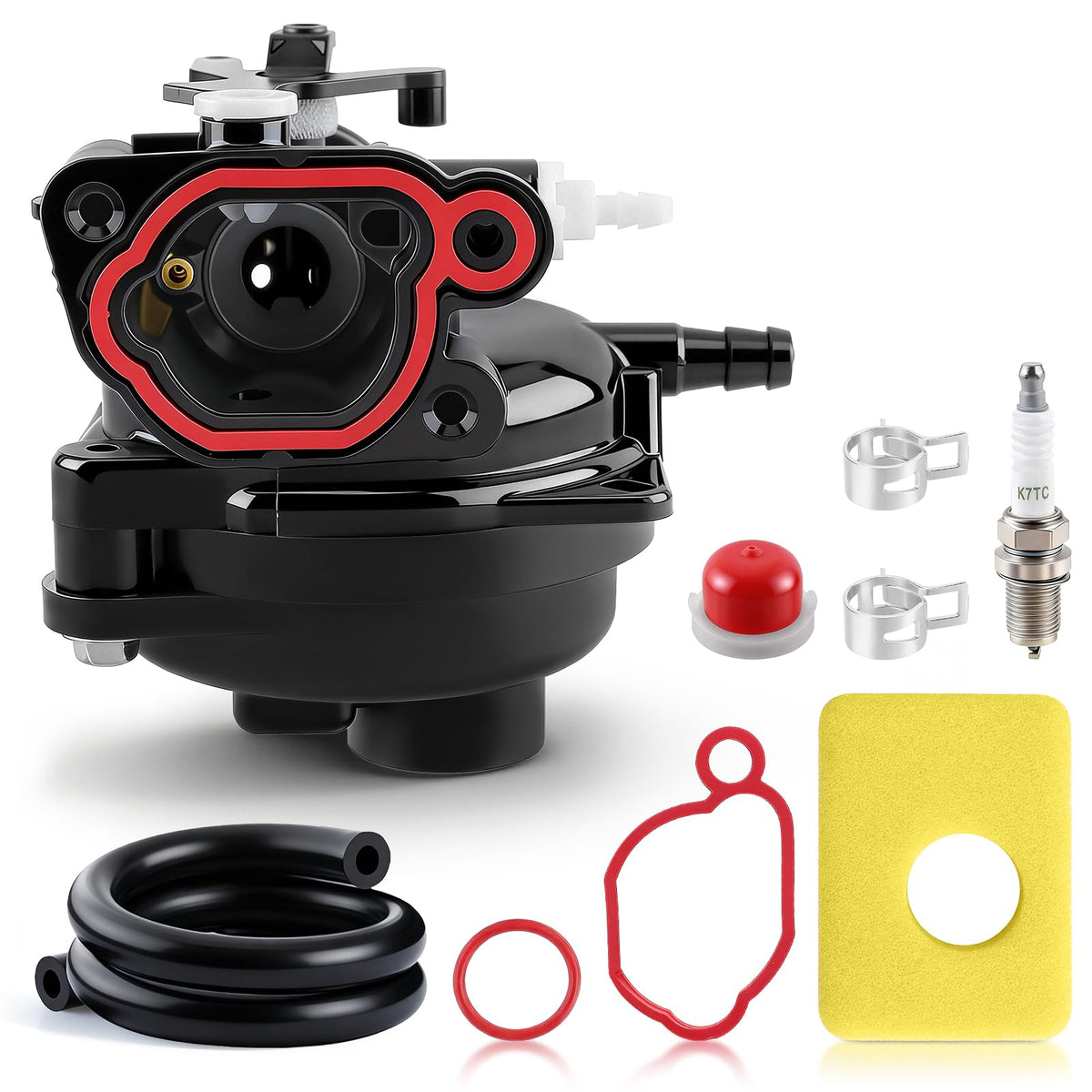 TIMEPAL carburetor replacement kit improves idle stability and fuel flow.