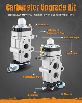 TIMEPAL prime bulb duo facilitates easier starting.