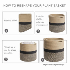 TIMEYARD eco-friendly jute material supports sustainable home organization.