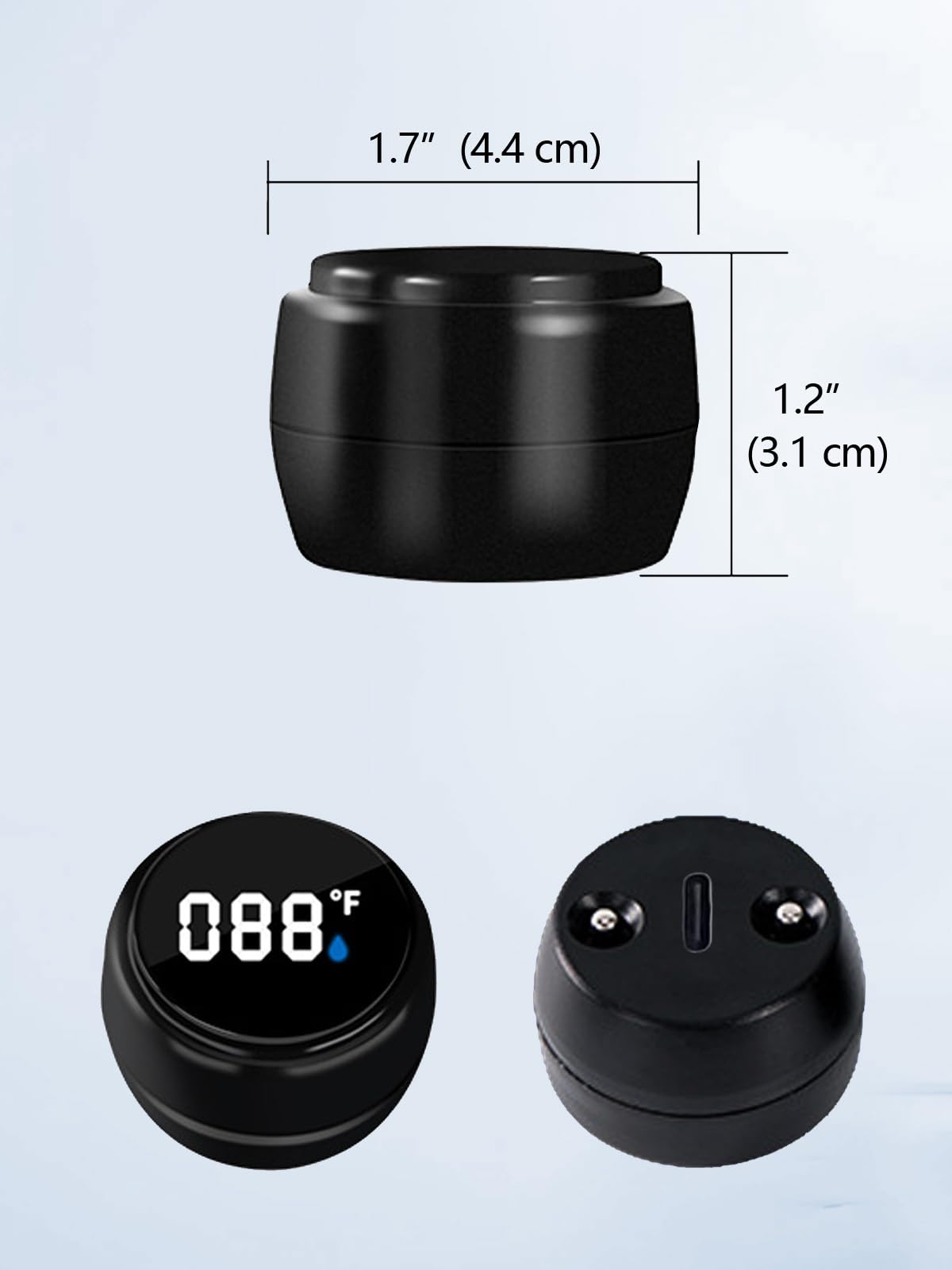 Timloon 2-pack thermometer with automatic activation makes post-use cleanup simple